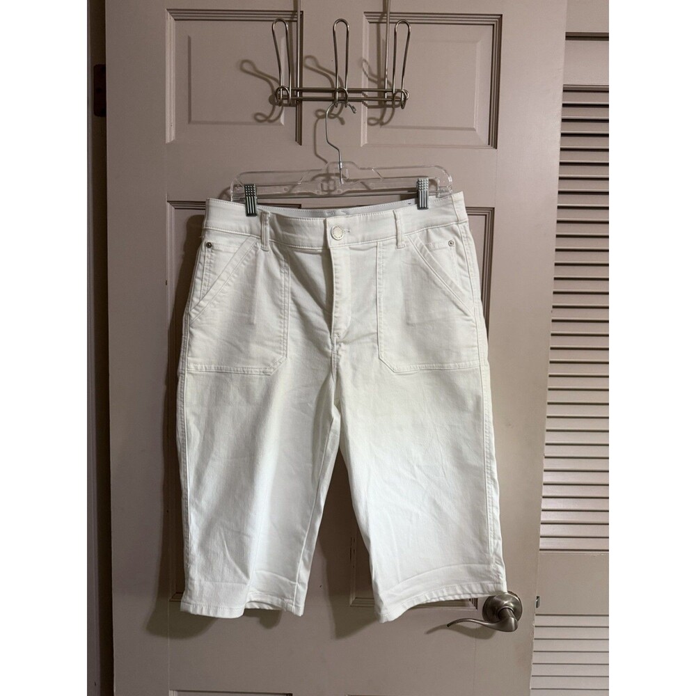 Women’s Wit & Wisdom White Jean Capri Pants Size 14